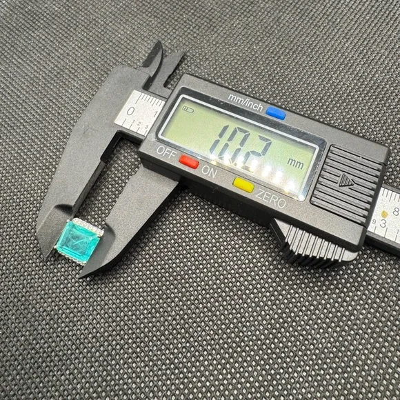 FINAL SALE Natural Paraiba Tourmaline Doublet Set in 925 Sterling Silver - Picture 11 of 14